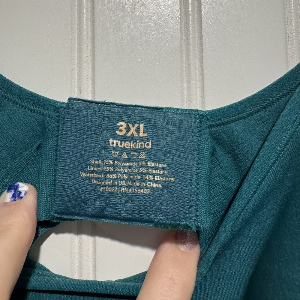 Truekind Teal Daily Comfort Wire Free Shaper Bra Plus Suze 3X NEW - Picture 4 of 5